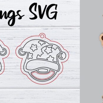 Intra απο ξύλο plywood 3mm-4mm πάχος - Σκουλαρίκια Gnomes Macrame  | Μακραμέ Δίασταση 3x3 cm INTRAFABR-36056250 - Image 1