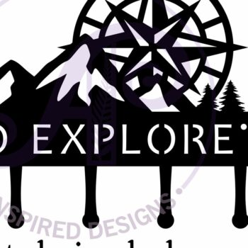 Intra απο ξύλο plywood 3mm-4mm πάχος - Πηγαίνετε στο Explore Mountains Key Holders Δίασταση 30x20 cm INTRAFABR-123743254 - Image 4