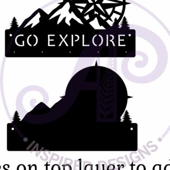 Intra απο ξύλο plywood 3mm-4mm πάχος - Πηγαίνετε στο Explore Mountains Key Holders Δίασταση 30x20 cm INTRAFABR-123743254 - Image 5