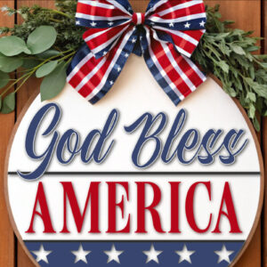 Intra απο ξύλο plywood 3mm-4mm πάχος - God Bless America Door  Δίασταση 20x20 cm INTRAFABR-118424889