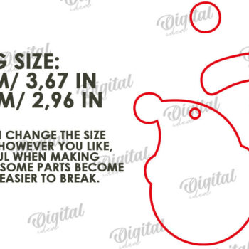 Intra απο ξύλο plywood 3mm-4mm πάχος - Αθλητικό Χριστουγεννιάτικο Στολίδι Μπάλα Γκολφ  Δίασταση 6x6 cm INTRAFABR-110767258 - Image 2