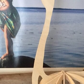 Intra απο ξύλο plywood 3mm-4mm πάχος - χήνας Δίασταση 20x20 cm INTRAFABR-36870023 - Image 1