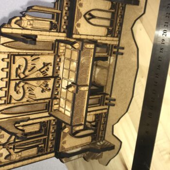 Intra απο ξύλο plywood 3mm-4mm πάχος - Ερείπια Γοτθικού ναού ΜΕΡΟΣ 1 (ΕΙΣΟΔΟΣ) Δίασταση 130x230 cm INTRAFABR-25499920 - Image 1