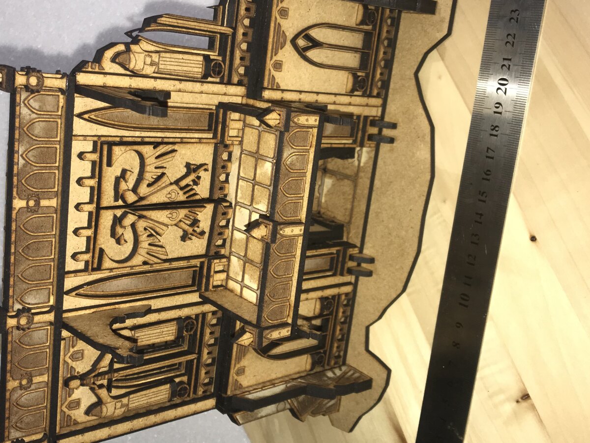 Intra απο ξύλο plywood 3mm-4mm πάχος - Ερείπια Γοτθικού ναού ΜΕΡΟΣ 1 (ΕΙΣΟΔΟΣ) Δίασταση 130x230 cm INTRAFABR-25499920