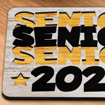 Intra απο ξύλο plywood 3mm-4mm πάχος - Graduating 2024 Set, Multilayer Template Δίασταση 10x10 cm INTRAFABR-94775136 - Image 4