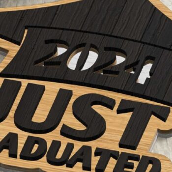 Intra απο ξύλο plywood 3mm-4mm πάχος - Graduating 2024 Set, Multilayer Template Δίασταση 10x10 cm INTRAFABR-94775136 - Image 8