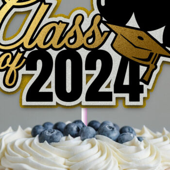 Intra απο ξύλο plywood 3mm-4mm πάχος - Graduation 2024 Cake Topper Δίασταση 20x20 cm INTRAFABR-103126532 - Image 2
