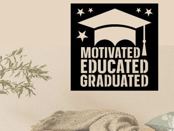 Intra απο ξύλο plywood 3mm-4mm πάχος - Graduation 2024 Laser Metal Wall Bundle Δίασταση 6x6 cm INTRAFABR-97384528 - Image 12