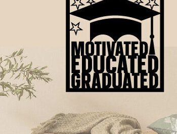 Intra απο ξύλο plywood 3mm-4mm πάχος - Graduation 2024 Laser Metal Wall Bundle Δίασταση 6x6 cm INTRAFABR-97384528 - Image 13