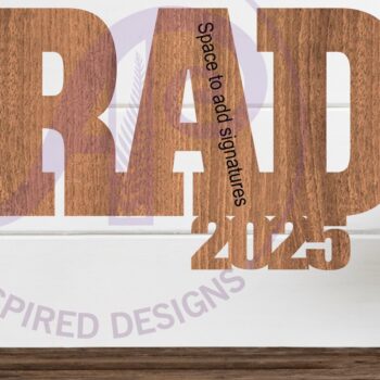 Intra απο ξύλο plywood 3mm-4mm πάχος - Graduation 2025 Signature Wall Signature. Δίασταση 30x20 cm INTRAFABR-118442645 - Image 4