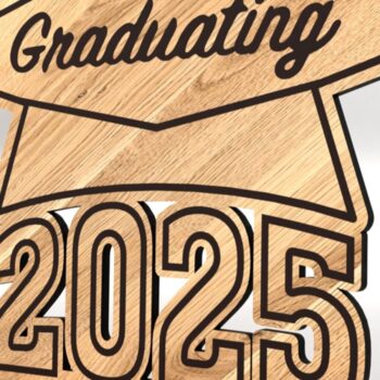 Intra απο ξύλο plywood 3mm-4mm πάχος - Περίπτερο αποφοίτησης 2025 Δίασταση 7x8 cm INTRAFABR-122014181 - Image 2