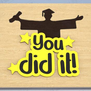 Intra απο ξύλο plywood 3mm-4mm πάχος - Εξώφυλλο άλμπουμ αποφοίτησης | Βιβλίο επισκεπτών Grad Δίασταση 20x20 cm INTRAFABR-118951297 - Image 1