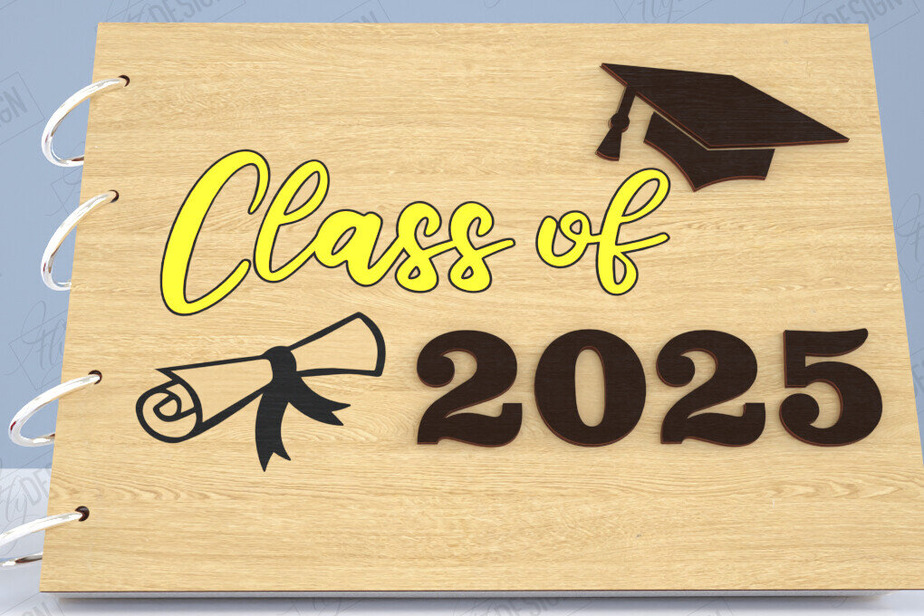 Intra απο ξύλο plywood 3mm-4mm πάχος - Εξώφυλλο άλμπουμ αποφοίτησης | Βιβλίο επισκεπτών Grad Δίασταση 20x20 cm INTRAFABR-118951306