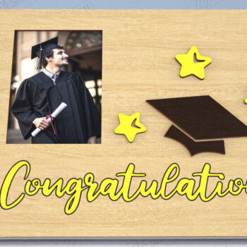 Intra απο ξύλο plywood 3mm-4mm πάχος - Εξώφυλλο άλμπουμ αποφοίτησης | Βιβλίο επισκεπτών Grad Δίασταση 20x20 cm INTRAFABR-119129740 - Image 1