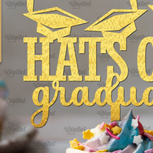 Intra απο ξύλο plywood 3mm-4mm πάχος - Κοπή Laser Topper Topper Graduation Cake Δίασταση 30x20 cm INTRAFABR-95252696