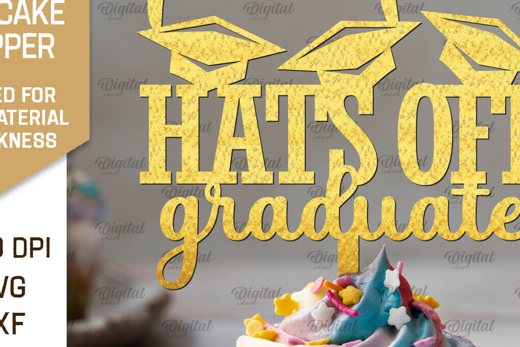 Intra απο ξύλο plywood 3mm-4mm πάχος - Κοπή Laser Topper Topper Graduation Cake Δίασταση 30x20 cm INTRAFABR-95252696