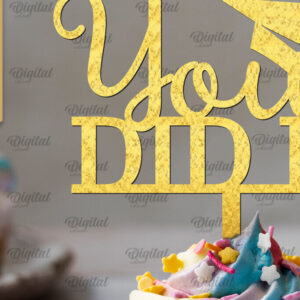 Intra απο ξύλο plywood 3mm-4mm πάχος - Κοπή Laser Topper Topper Graduation Cake Δίασταση 30x20 cm INTRAFABR-95252353