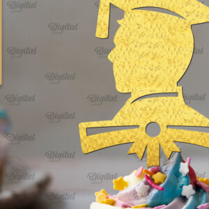 Intra απο ξύλο plywood 3mm-4mm πάχος - Κοπή Laser Topper Topper Graduation Cake Δίασταση 30x20 cm INTRAFABR-95252385