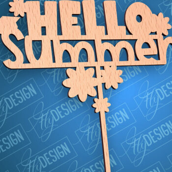 Intra απο ξύλο plywood 3mm-4mm πάχος - Αποφοίτηση Topper Cake Laser Cut | CNC Δίασταση 30x20 cm INTRAFABR-93001908 - Image 1