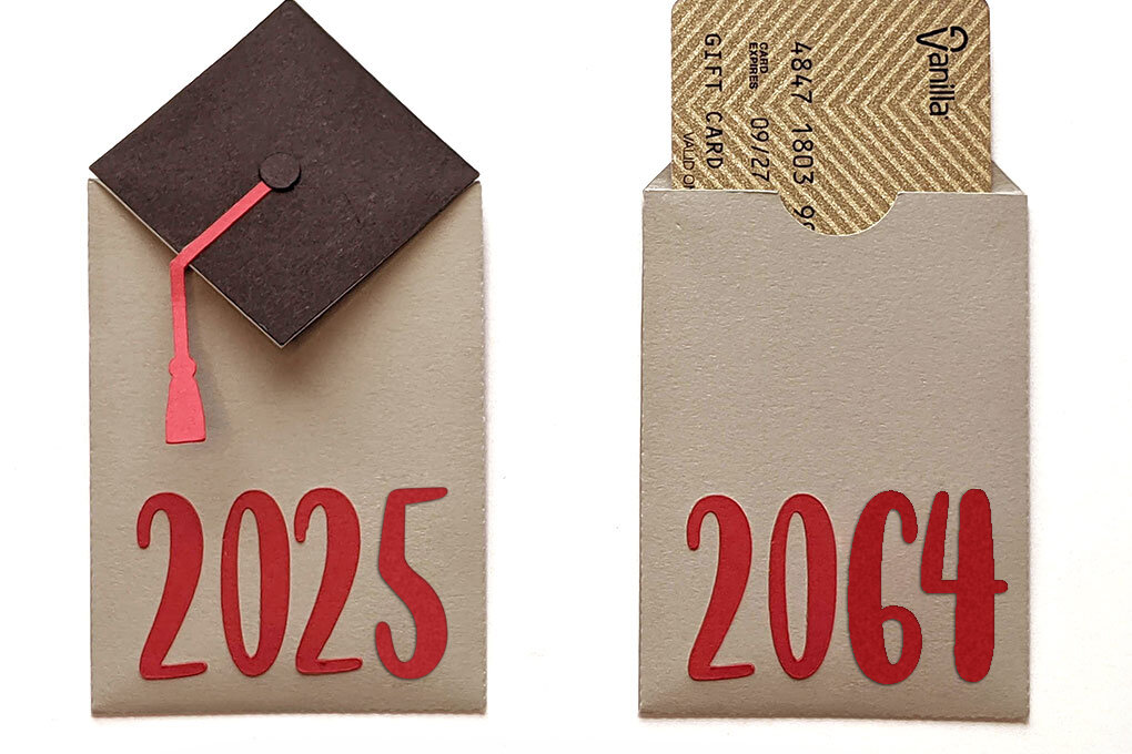 Intra απο ξύλο plywood 3mm-4mm πάχος - Κάτοχος δωροκάρτας Graduation Cap  Δίασταση 30x20 cm INTRAFABR-25127673