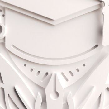 Intra απο ξύλο plywood 3mm-4mm πάχος - Graduation Cap Wall Art 3D Layered  Δίασταση 40x50 cm INTRAFABR-64585817 - Image 7