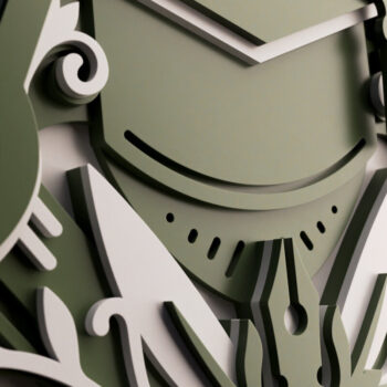 Intra απο ξύλο plywood 3mm-4mm πάχος - Graduation Cap Wall Art 3D Layered  Δίασταση 40x50 cm INTRAFABR-64585817 - Image 8