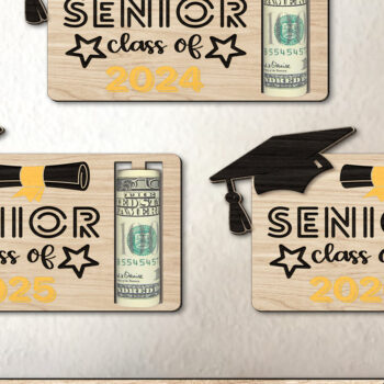 Intra απο ξύλο plywood 3mm-4mm πάχος - Συγχαρητήρια αποφοίτησης Κάτοχος χρημάτων Δίασταση 20x20 cm INTRAFABR-96276504 - Image 6