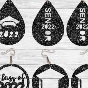 Intra απο ξύλο plywood 3mm-4mm πάχος - Πακέτο Σκουλαρίκια αποφοίτησης  2022 Δίασταση 3x3 cm INTRAFABR-31709538