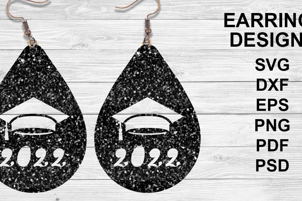 Intra απο ξύλο plywood 3mm-4mm πάχος - Σκουλαρίκια αποφοίτησης  | Τάξη 2022 Δίασταση 3x3 cm INTRAFABR-30706124