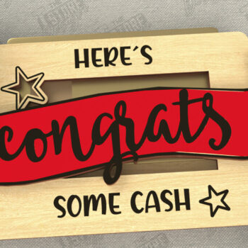 Intra απο ξύλο plywood 3mm-4mm πάχος - Κάτοχος δωροκάρτας αποφοίτησης | Grad 2025 Δίασταση 10x15 cm INTRAFABR-118675863 - Image 1