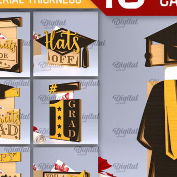 Intra απο ξύλο plywood 3mm-4mm πάχος - Πακέτο κατόχων δωροκάρτας αποφοίτησης Δίασταση 30x20 cm INTRAFABR-96206054 - Image 1