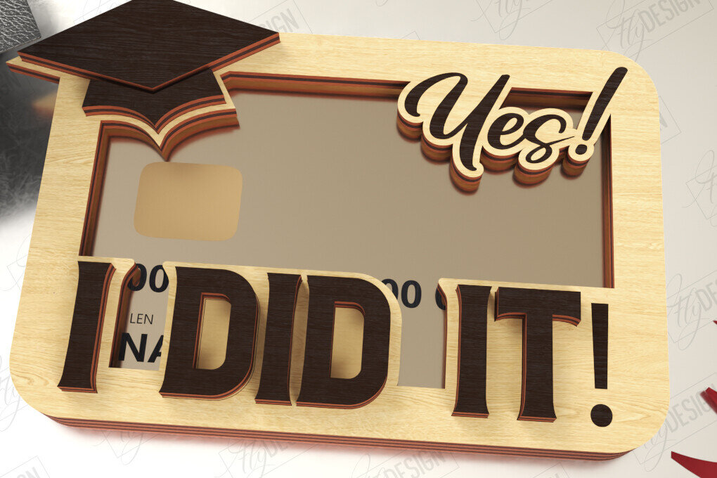 Intra απο ξύλο plywood 3mm-4mm πάχος - Κάτοχος Χρηματικής Κάρτας Δώρου Αποφοίτησης | Grad Δίασταση 10x15 cm INTRAFABR-118951058