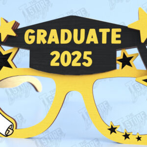 Intra απο ξύλο plywood 3mm-4mm πάχος - Γυαλιά Αποφοίτησης | Γυαλιά πάρτι | CNC Δίασταση 20x20 cm INTRAFABR-118891946