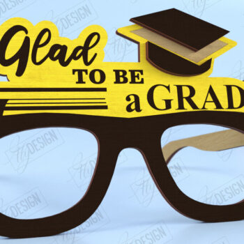 Intra απο ξύλο plywood 3mm-4mm πάχος - Γυαλιά Αποφοίτησης | Γυαλιά πάρτι | CNC Δίασταση 20x20 cm INTRAFABR-118683940 - Image 1