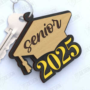 Intra απο ξύλο plywood 3mm-4mm πάχος - Μπρελόκ αποφοίτησης | Grad 2025| Μπρελόκ Δίασταση 4x4 cm INTRAFABR-119066130