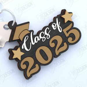 Intra απο ξύλο plywood 3mm-4mm πάχος - Μπρελόκ αποφοίτησης | Grad 2025| Μπρελόκ Δίασταση 4x4 cm INTRAFABR-119066138