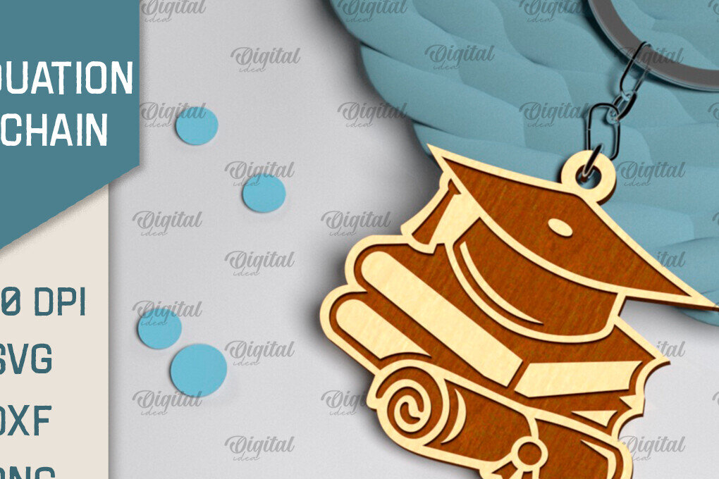 Intra απο ξύλο plywood 3mm-4mm πάχος - Λέιζερ Μπρελόκ Αποφοίτησης. Μπρελόκ  Δίασταση 4x4 cm INTRAFABR-96276146