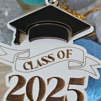 Intra απο ξύλο plywood 3mm-4mm πάχος - αποκοπής λέιζερ Keychain Graduation Δίασταση 4x4 cm INTRAFABR-120969921 - Image 1