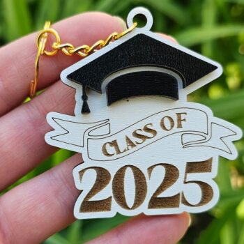 Intra απο ξύλο plywood 3mm-4mm πάχος - αποκοπής λέιζερ Keychain Graduation Δίασταση 4x4 cm INTRAFABR-120969921 - Image 6