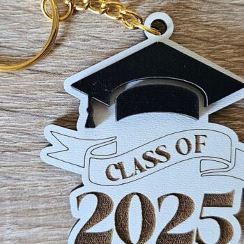 Intra απο ξύλο plywood 3mm-4mm πάχος - αποκοπής λέιζερ Keychain Graduation Δίασταση 4x4 cm INTRAFABR-120969921 - Image 7
