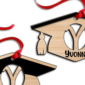 Intra απο ξύλο plywood 3mm-4mm πάχος - Στολίδι γράμματος Y αποκοπής με λέιζερ αποφοίτησης Δίασταση 6x6 cm INTRAFABR-116038646 - Image 2