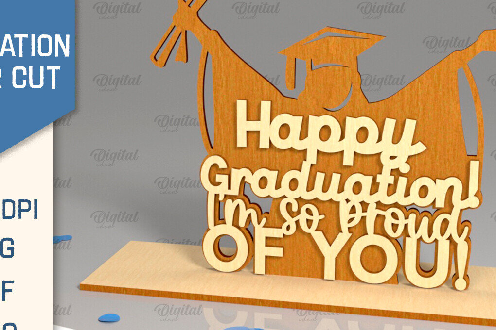 Intra απο ξύλο plywood 3mm-4mm πάχος - Αποφοίτηση LaserCut. Πινακίδα αποφοίτησης  Δίασταση 30x20 cm INTRAFABR-95187708