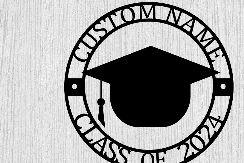 Intra απο ξύλο plywood 3mm-4mm πάχος - Μεταλλική Πινακίδα Αποφοίτησης - Μονόγραμμα-λέιζερ Δίασταση 40x50 cm INTRAFABR-99893246