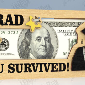 Intra απο ξύλο plywood 3mm-4mm πάχος - Κάτοχος Χρημάτων Αποφοίτησης | Grad 2025 |CNC Δίασταση 20x20 cm INTRAFABR-118945002 - Image 1