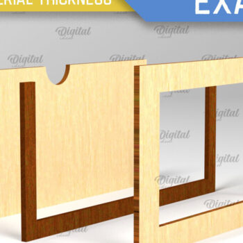 Intra απο ξύλο plywood 3mm-4mm πάχος - Graduation Money Holder Laser Cut Δίασταση 30x20 cm INTRAFABR-96290440 - Image 2