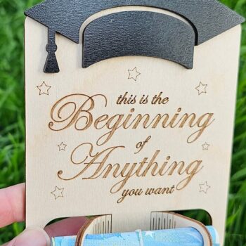 Intra απο ξύλο plywood 3mm-4mm πάχος - Holder Money Graduation Δίασταση 20x20 cm INTRAFABR-121358582 - Image 2