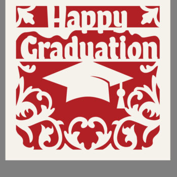 Intra απο ξύλο plywood 3mm-4mm πάχος - Κάρτα αποφοίτησης  Δίασταση 20x20 cm INTRAFABR-70828566 - Image 3