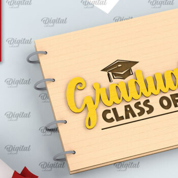 Intra απο ξύλο plywood 3mm-4mm πάχος - Πακέτο αποκοπής λέιζερ άλμπουμ φωτογραφιών αποφοίτησης Δίασταση 30x20 cm INTRAFABR-97086576 - Image 7