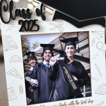 Intra απο ξύλο plywood 3mm-4mm πάχος - Κορνίζα αποφοίτησης | Δίασταση 10x10 cm INTRAFABR-118835405 - Image 1