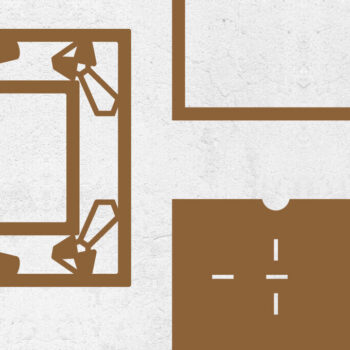 Intra απο ξύλο plywood 3mm-4mm πάχος - Αποφοίτηση Κορνίζες φωτογραφιών κομμένα αρχεία Δίασταση 5x7 cm INTRAFABR-123087573 - Image 2